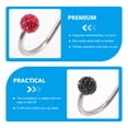 thumbnail image 4 of WHAMVOX Car Seat Back Storage Hooks Half-Open Design for Hanging Umbrellas Black 12x7cm, 4 of 8