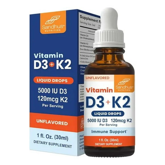 SANDHUS | VITAMINA D3 Y K2 1Oz 30 ml