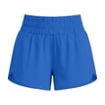 thumbnail image 6 of HAOTAGS Teen Girls Lightweight Casual Sport Shorts(4–15) Breathable Stretch Summer Athletic Shorts With Elastic Waist And Front Pockets Blue Size 6-7 Years, 6 of 9