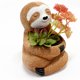 thumbnail image 3 of Sloth Flower Pot, Decretación Sloth Suculento macetas Resina para oficina para escritorio, 3 of 8