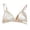 White, variant on Untied Lace Triangle Cup Bralette for Women Delicate Soft Comfort No Underwire Thin Style Bra