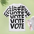 thumbnail image 4 of Vote Repeat Graphic Women's T-Shirt Short Sleeve T Shirts Tops Tee Ladies Loose T, 4 of 6