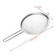 thumbnail image 2 of Kitchen Stainless Steel Flour Tea Strainer Mesh Colander Sieve Filter Sifter, 2 of 19