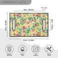 thumbnail image 5 of Renewold Golf Cart Seat Cover Portable Golf Cart Seat Blanket Machine Washable Suitable for 2/4 Person Seats Golf Cart Club Car, Tropical Hibiscus Leaf Lemon Pineapple, 5 of 5