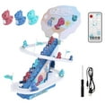 thumbnail image 1 of tredstone Track Slide Playset Teaching Aids Gifts Novelty for Birthday Nursery Parties Remote Blue, 1 of 9