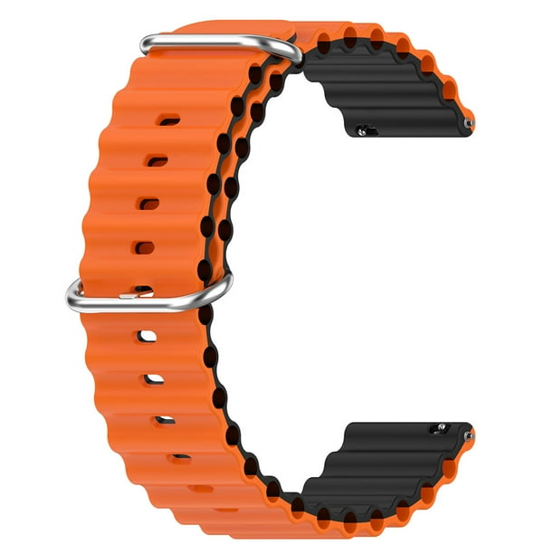 Bandas de reloj inteligente Reemplazo de banda de reloj para Amazfit GTR3 20 mm Naranja Negro Ehuebsd Para estrenar