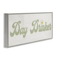thumbnail image 3 of Stupell Industries Day Drinker Retro Text Gray Framed Giclee Art design by Lil' Rue, 13 x 30, 3 of 8