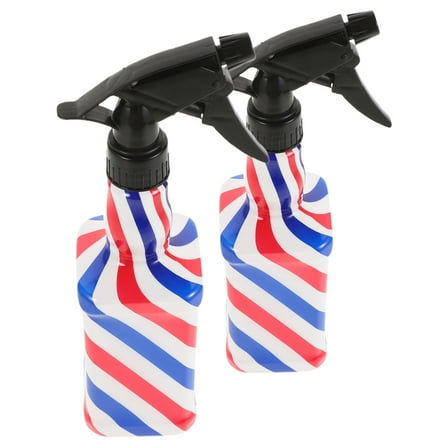 Masteelf Plastic Hair Spray Bottle with Fine Mist for Curly Hair and Home Use Multi Color 2pcs