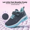 thumbnail image 4 of JOYFON Kids Running Shoes for Boys Girls Children Tennis Sports Athletic School Walking Sneakers GrayBlue Big Kids Size 5, 4 of 5