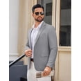 thumbnail image 3 of COOFANDY Casual Suit Jacket for Men Slim Fit Sports Jackets Lightweight Formal Business Blazer with Pocket, 3 of 6