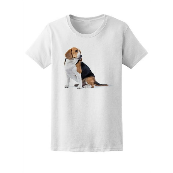 Cute Beagle Dog, Doggy T-Shirt Women -Image by Shutterstock, Female x-Large
