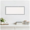 thumbnail image 3 of Amanti Art White Cork Board Framed Grace Brushed Nickel Narrow Bulletin Board 32 in. x 14 in., 3 of 7