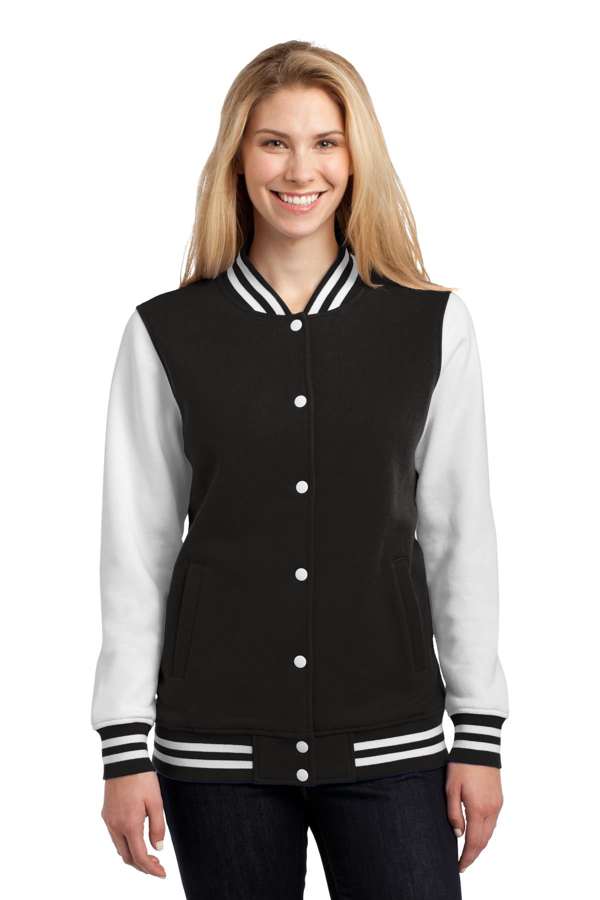 Fleece Letterman Jacket