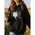 thumbnail image 2 of Casual Black Cat Hoodie Funny Halloween Graphic Pullover Sweatshirt for Women and Men Unisex Cozy Cat Lover Gift Hoodie Everyday Wear for Cat Moms Cat Dads Friends, 2 of 5