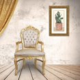 thumbnail image 3 of Stellar Design Studio 11x18 Gold Ornate Wood Framed with Double Matting Museum Art Print Titled - Cactus in Pot 1, 3 of 4