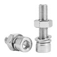 thumbnail image 1 of M2M12 316 A4 Stainless Steel Internal Hexagon Cylinder Head Screw Bolt Nut Flat Washer Split Elastic Sealing Combination (30mm) M82Pcs 30mm, 1 of 5