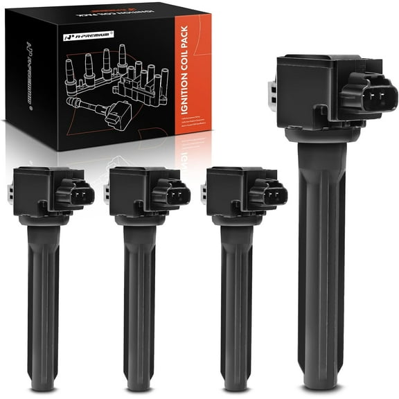 A-Premium Ignition Coil Pack Compatible with Mitsubishi Outlander 2014-2017 L4 2.4L 4-PC
