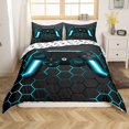 thumbnail image 1 of Juegos para Niños, Juego de Funda Nórdica Juego de Videojuegos Twin Size, Kids Video Games Comforter, 1 of 7