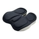 thumbnail image 2 of Cojín de asiento Zulema espuma viscoelástica antideslizante cómodo transpirable para silla de oficina Gris, 2 of 8