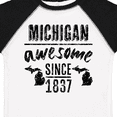 thumbnail image 4 of Inktastic Michigan Awesome Since 1837 Boys or Girls Toddler T-Shirt, 4 of 5