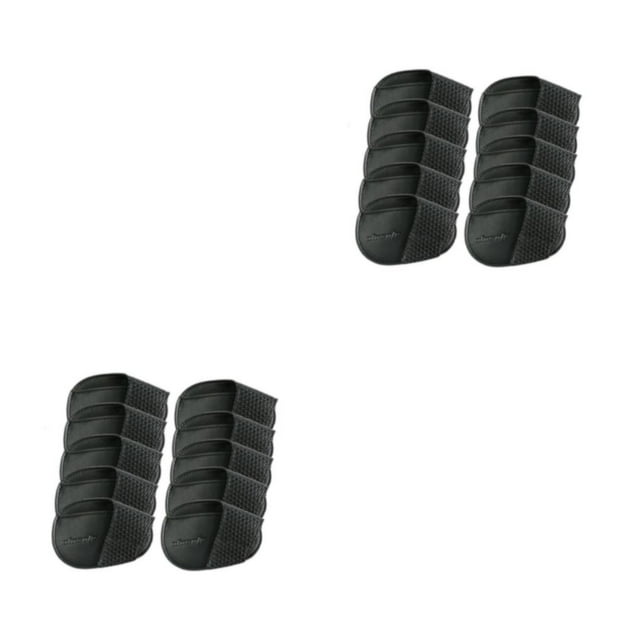 Thinsony Golf Head Covers PU Portable Protector Travel Athlete Golf for Training Black Large 10 Pcs 2Set