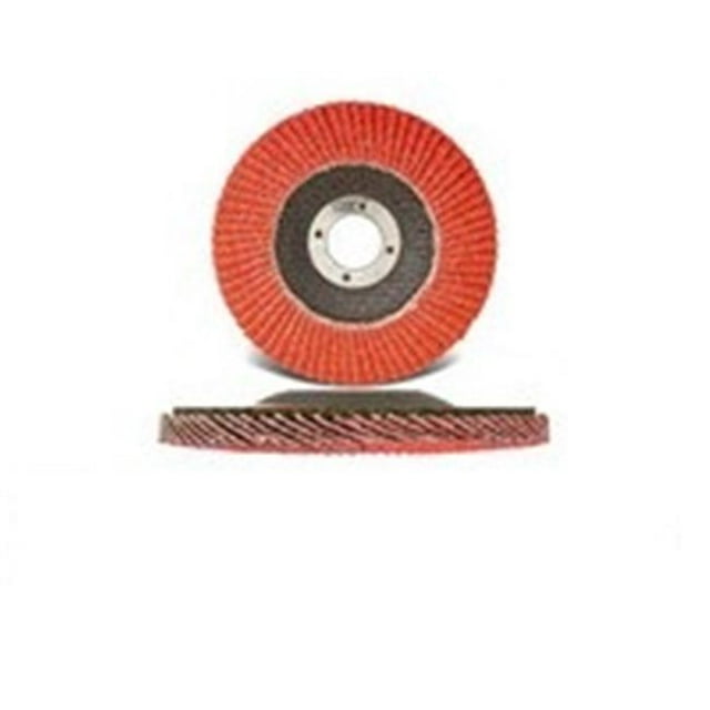 Disque à Rabat de 4 - 0,5 Po C3 Céramique Compacte 0,875 Arbre 40 Grain