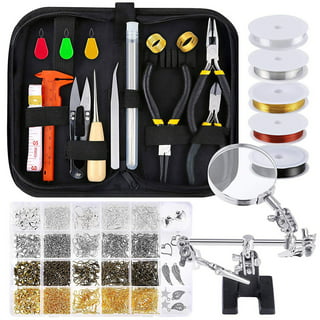 HEMOTON DIY Jewelry Making Tool Kit Supplies Kit Jewelry Repair Tools With  Accessories 