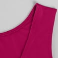 thumbnail image 3 of Jzuxvd Women's Jersey V-Neck Tank Maxi Length Dress Hot Pink M, 3 of 5