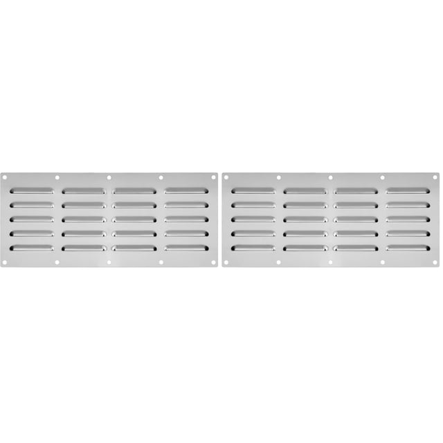 Panel de Ventilación Stanbroil Acero Inoxidable 38x16,5 cm Paquete de 2