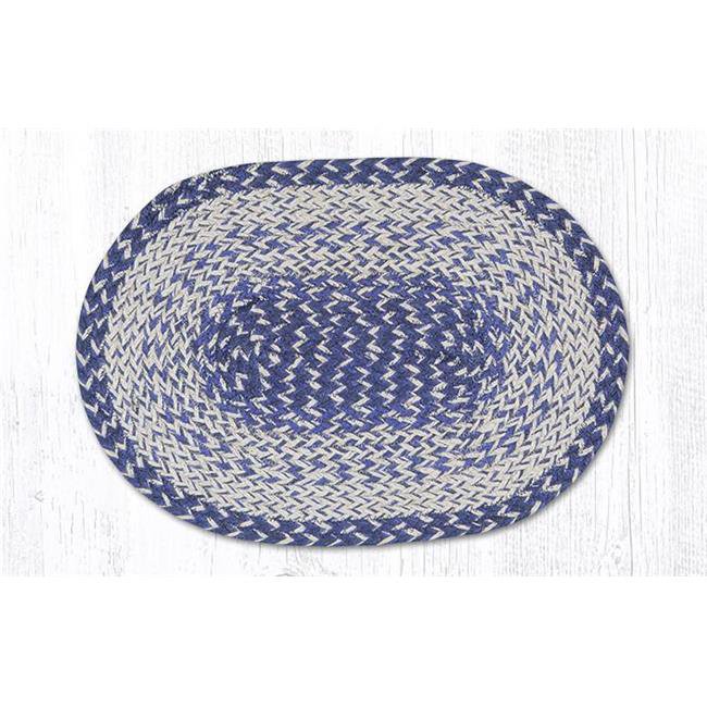 Capitol Importing 78PMITC13 Blue Oval Placemat, 13 x 19 in. Walmart