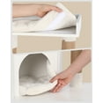 thumbnail image 5 of Cat Cabinet, 4-in-1 Modern Cat House with Large Platform, Cat House with Sisal Scratching Mat, 5 of 7