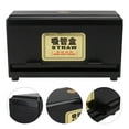 thumbnail image 5 of GOOHOCHY 1Pack Black Plastic Straw Box for Fast Food Restaurant 31x7.1in, 5 of 8