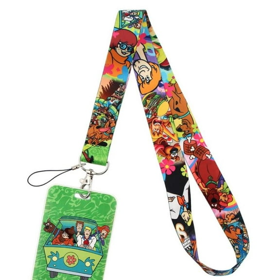 Scooby Doo Characters with Friends Lanyard W/ ID Holder Keychain