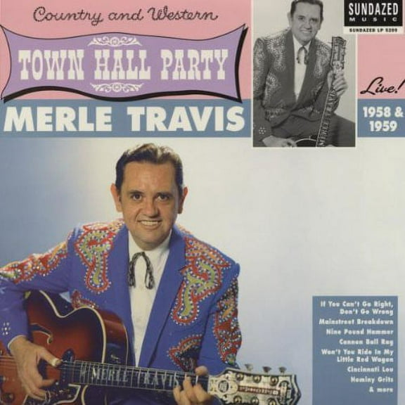 Merle Travis - Live At Town Hall Party 1958 and 1959 - Country - Vinyl