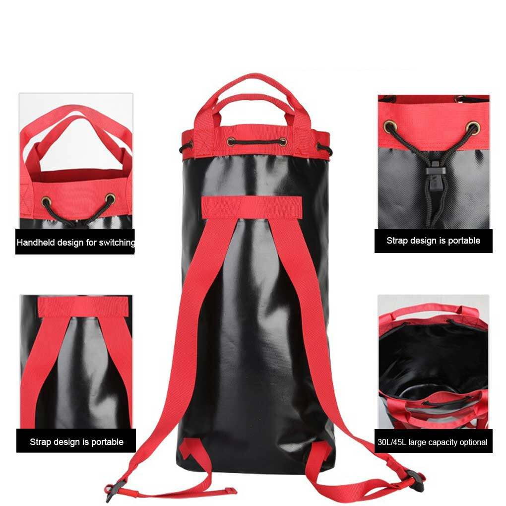 Transemion Rope Bag Rock Climbing Caving Ropes Storage PVC