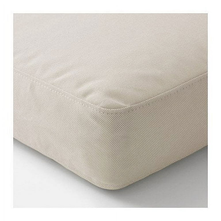 DUVHOLMEN Inner back cushion, outdoor white off-white, 24 3/8x17 3/8 - IKEA