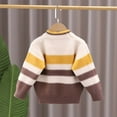 thumbnail image 6 of CYRBOKO Sweaters for Toddler Boys, Gift Long Sleeve Crew Neck Casual Knit Pullover Yellow Size 2-3 T, 6 of 6
