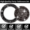 thumbnail image 4 of Juego de platos y servilletas de papel para fiesta de Halloween, 96 unidades, para 24 invitados, 4 of 6