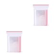thumbnail image 3 of Destyer 100pack/lot Transparent Allows Easy Visibility And Identification Of Contents Transparent Zip-lock Bags PE Airtight Bags As Shown 2Set, 3 of 6