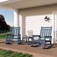 thumbnail image 2 of EastVita Outdoor Side Table 18 X 15 Inch Hdpe 2-Tier Patio Side Tables For Outside For Patio Pool Deck Indoor Backyard Navy, 2 of 6