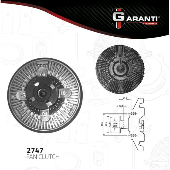 Fan Clutch Garanti Para Ford F-150 1976 - 1987