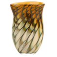 thumbnail image 1 of Jarrón ovalado de 10 "de vidrio artístico estilo Murano Passion Badash Crystal J599, 1 of 1