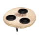 thumbnail image 1 of Portavelas de madera rústica, portavelas decorativo de 5,9x5,9x2,7 pulgadas para estudio y Bar multiusos, 1 of 9
