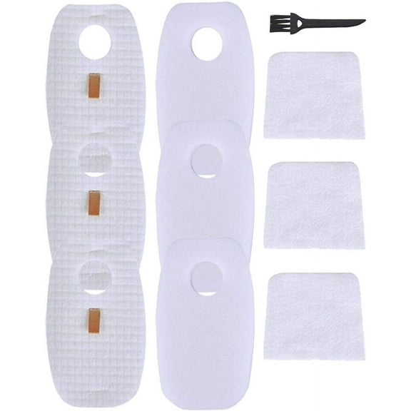 3 Pack for Shark Rocket DuoClean HV380 HV380C HV380W HV381 HV381C HV382 HV382BRN HV383 HV384Q Filter Kit, 6 Pre-Filters (3 Foam 3 Felt) and 3 Post-Filters Replacement Part XFFH380 XPSTFH380