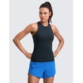 thumbnail image 2 of CRZ YOGA Seamless Workout Tank Tops for Women Hip Length Athletic Running Gym Sleeveless Shirts Racerback, 2 of 6