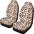 thumbnail image 5 of Pzuqiu Leopard Print Car Seat Covers Full Set Easy to Install Front and Rear Seat Cover Set Durable Interior Accessories Car Seat Covers Set Fit for Truck Cars, 5 of 10