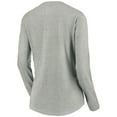 thumbnail image 3 of Women's Heather Gray Los Angeles Rams Team Lockup Long Sleeve V-Neck T-Shirt, 3 of 3