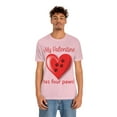 thumbnail image 5 of Funny Valentine's Day Shirt | My Valentine Has Four Paws! | Dog Lover | Animal Lover | Unisex Jersey Short Sleeve Tee, 5 of 10
