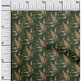thumbnail image 2 of oneOone Cotton Poplin Twill Dark Green Fabric Asian Paisley Craft Projects Decor Fabric Printed By The Yard 56 Inch Wide, 2 of 4