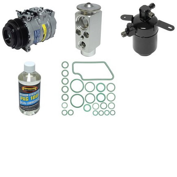 A/C Compressor and Component Kit -- Compressor Replacement Kit Fits select: 1996-2002 MERCEDES-BENZ E
